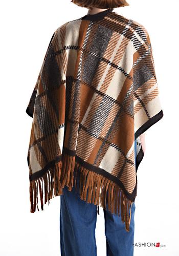 Mantella Fantasia tartan con frange - ph 2