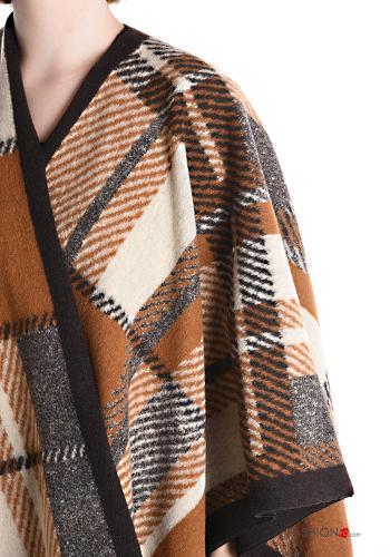 Mantella Fantasia tartan con frange - ph 4