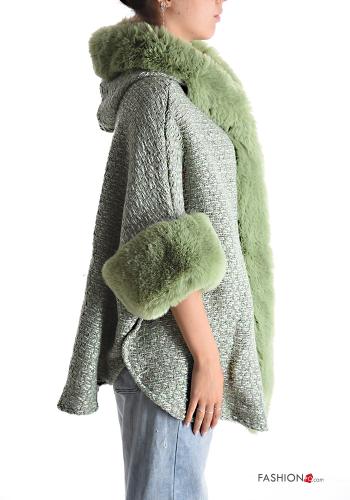Mantella in Misto Lana pelliccia sintetica - ph 3