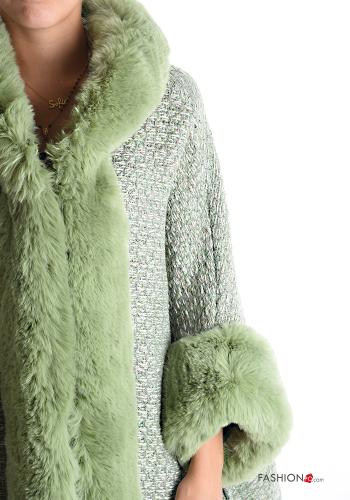 Mantella in Misto Lana pelliccia sintetica - ph 4