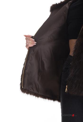Smanicato con tasche con cappuccio - ph 6