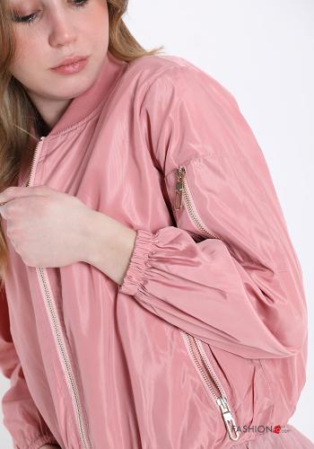 Jacke mit Volants mit Reißverschluss mit Taschen - ph 4