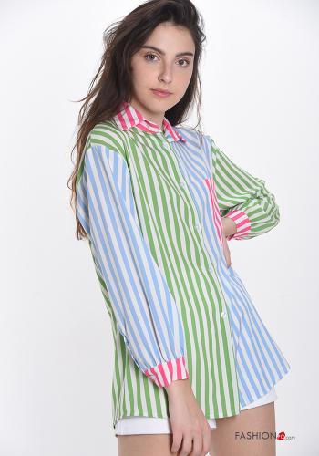 Camicia  con tasche Fantasia righe - ph 1