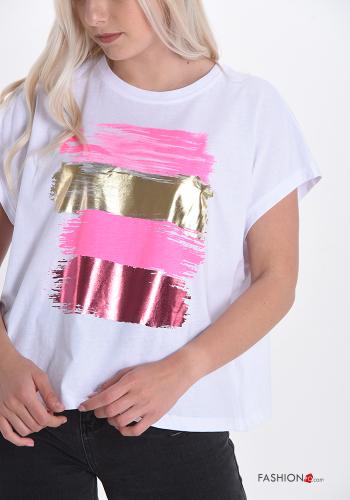 T-shirt de Algodón Estampado impreso - ph 4