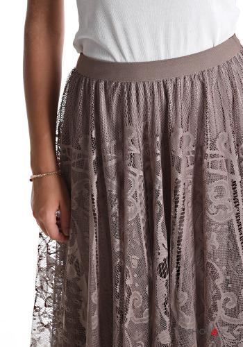 Gonna pizzo Longuette con elastico - ph 4
