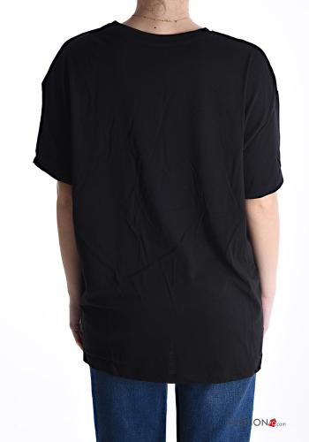 T-shirt in Cotone maniche corte girocollo - ph 2
