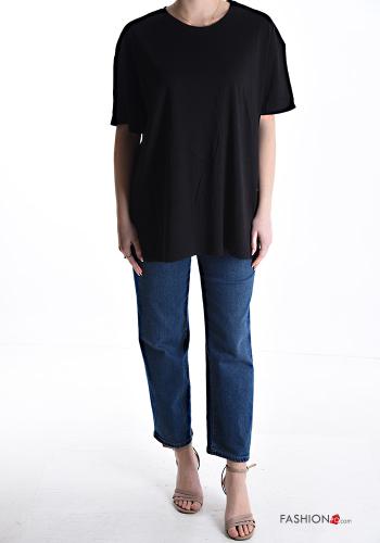 T-shirt in Cotone maniche corte girocollo - ph 5