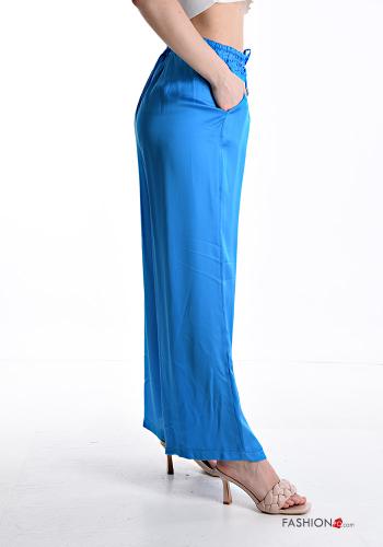 Pantalones satén con bolsillos con elástico - ph 3