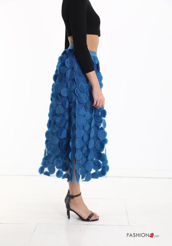 Gonna Longuette Fantasia pois con elastico - ph 3