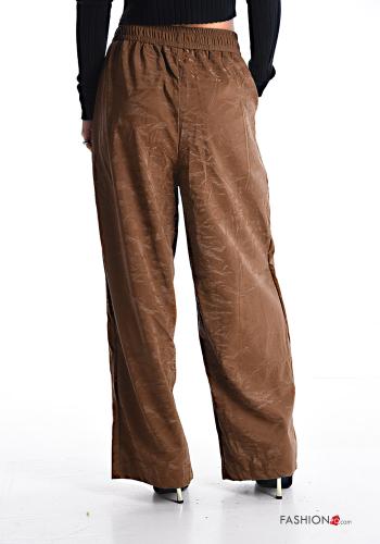 wide leg Hose mit Taschen mit gummizug mit kordelzug - ph 2