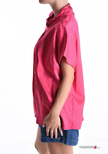 Blusa girocollo raso maniche corte - ph 3