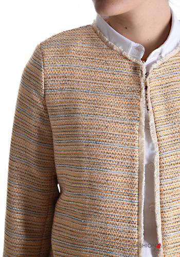 Farbiges Muster Bolero aus Baumwolle - ph 4