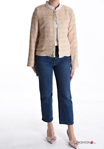 Farbiges Muster Bolero aus Baumwolle - ph 5