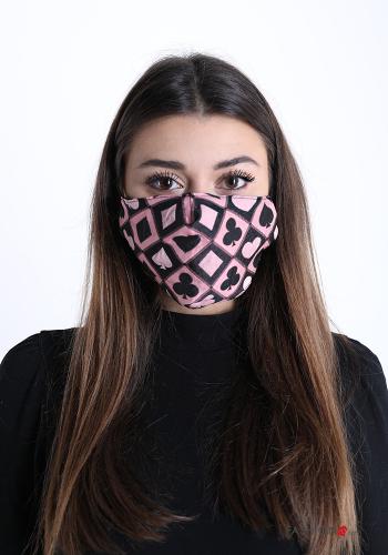 Mascarilla de Algodón Estampado Geométrico - ph 1