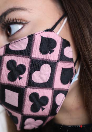 Mascarilla de Algodón Estampado Geométrico - ph 2