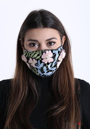 Embroidered pattern Face mask - ph 1