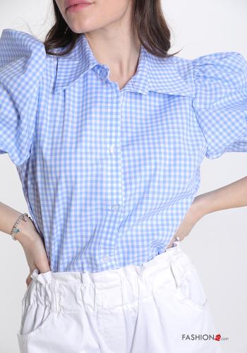 Camicia in Cotone Fantasia quadrettata vichy - ph 4