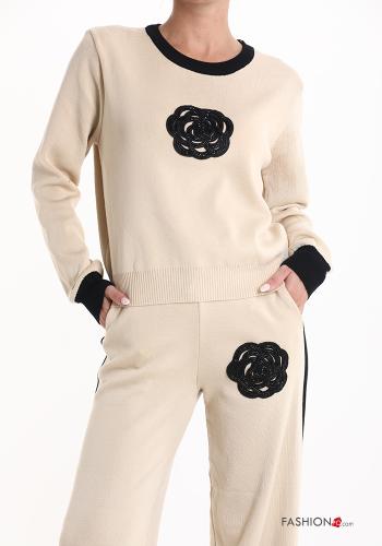 Ensemble coordonné en Coton avec poches avec élastique - ph 4