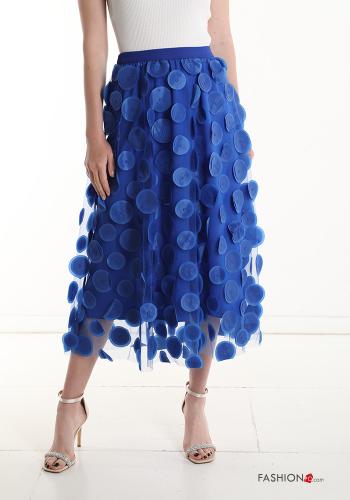 Saia tule Longuette Padrão bolas com elástico - ph 1