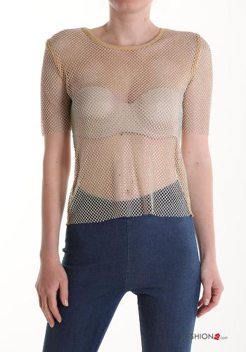 Top de rede com strass - ph 1