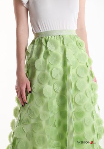 Gonna tulle Longuette Fantasia pois con elastico - ph 4