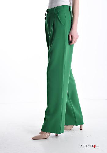 Chino vita alta wide leg con tasche - ph 3