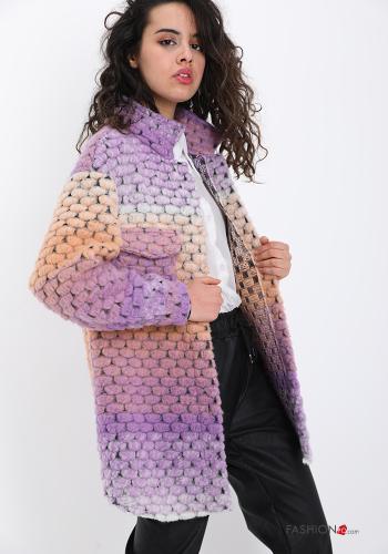 Suit jacket in Wool Mix  with buttons with pockets Multicoloured print - ph 3