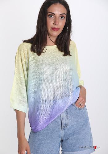 Strickpullover Farbiges Muster - ph 1