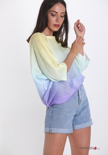 Strickpullover Farbiges Muster - ph 3
