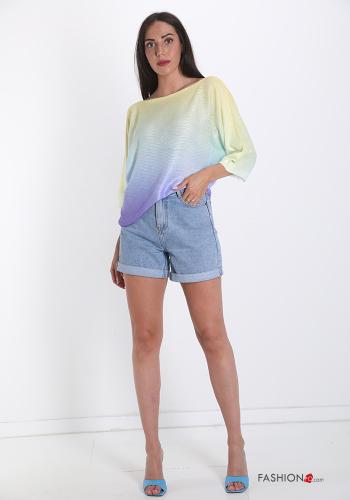 Strickpullover Farbiges Muster - ph 5