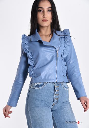 Bikerjacke mit Volants mit Reißverschluss - ph 1