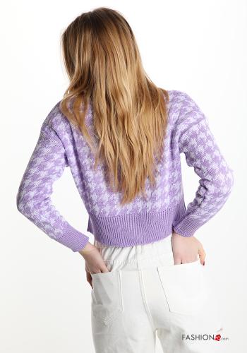 Cardigan Fantasia pied de poule - ph 2