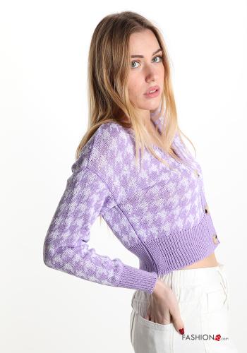 Cardigan Fantasia pied de poule - ph 3