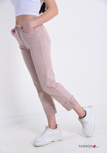 Jeans aus Baumwolle mit Taschen - ph 1