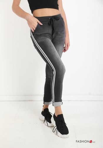 Cotton Jeans with bow - ph 1
