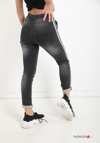 Cotton Jeans with bow - ph 2