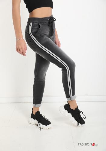 Cotton Jeans with bow - ph 3