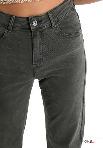 Hose aus Baumwolle mit Taschen - ph 4