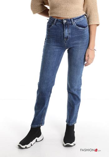 Jeans aus Baumwolle mit Taschen - ph 1