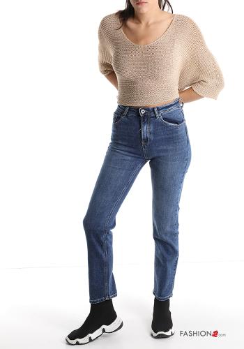 Jeans aus Baumwolle mit Taschen - ph 5