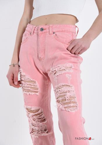 Trousers in Cotton  with pockets - ph 4