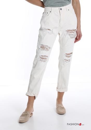 Jeans in Cotone con tasche - ph 1