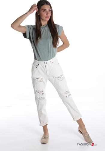 Jeans in Cotone con tasche - ph 5