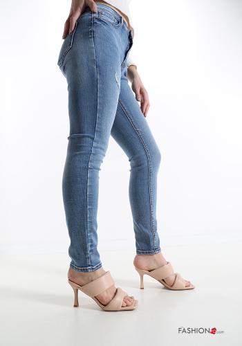 Jeans aus Baumwolle mit Taschen - ph 3