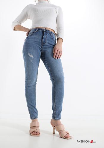 Jeans aus Baumwolle mit Taschen - ph 5