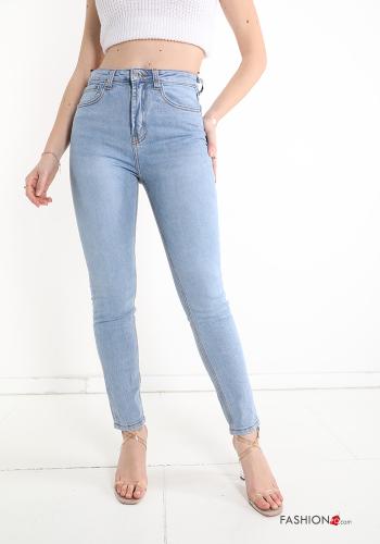 Jeans aus Baumwolle mit Taschen - ph 1