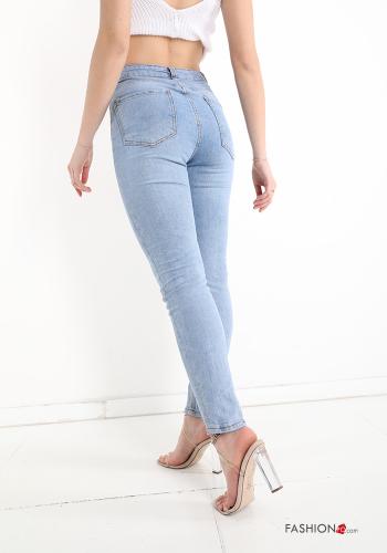 Jeans aus Baumwolle mit Taschen - ph 2