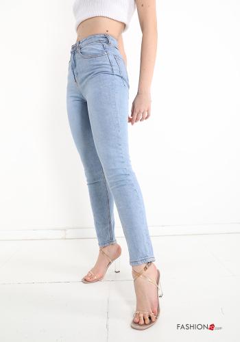 Jeans aus Baumwolle mit Taschen - ph 3