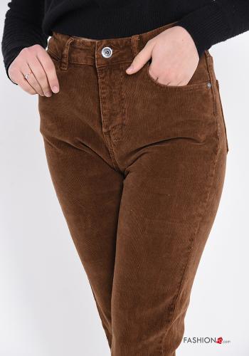 Pantalones de Algodón de Terciopelo con bolsillos - ph 4