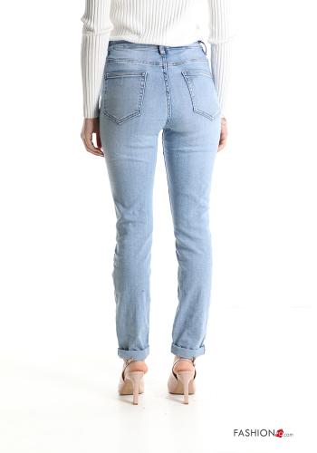 Jeans aus Baumwolle mit Taschen - ph 2